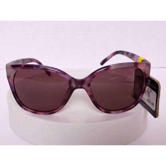 Foster Grant LP 1806 Purple Tortoise Square Frame Sunglasses - Picture 2 of 15